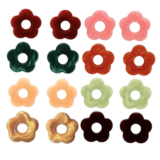 Fleurs interchangeables boucles d’oreilles 