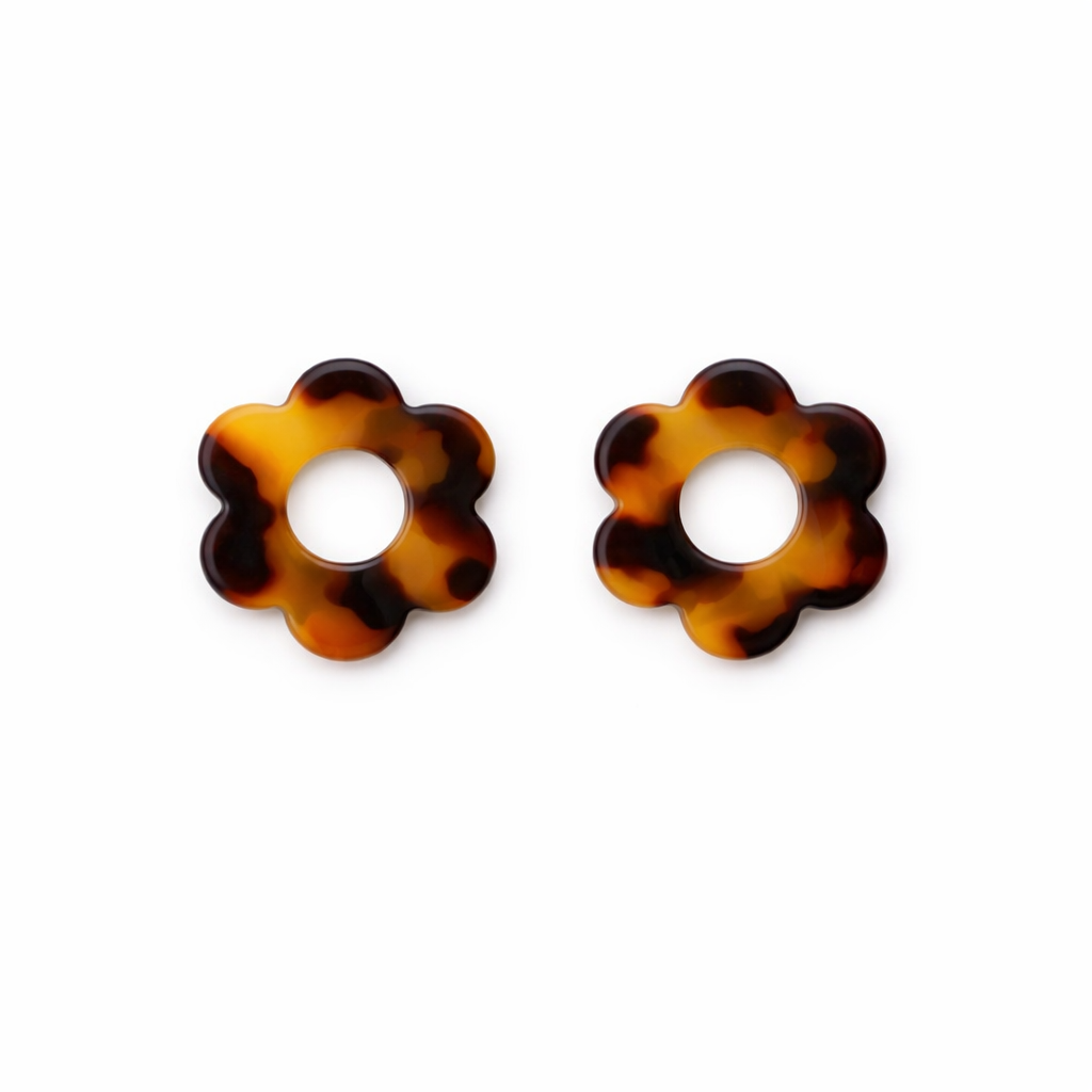 Fleurs interchangeable écaille en résine 