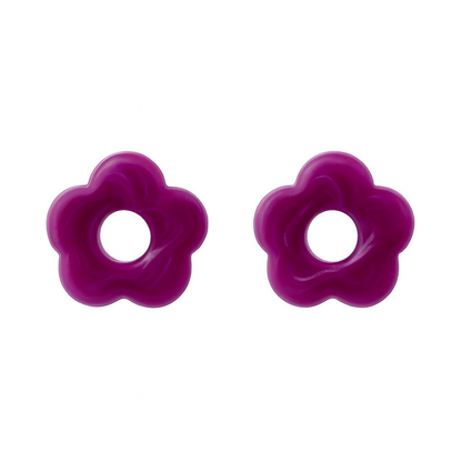 Fleurs interchangeables pour boucles d’oreilles 12 couleurs