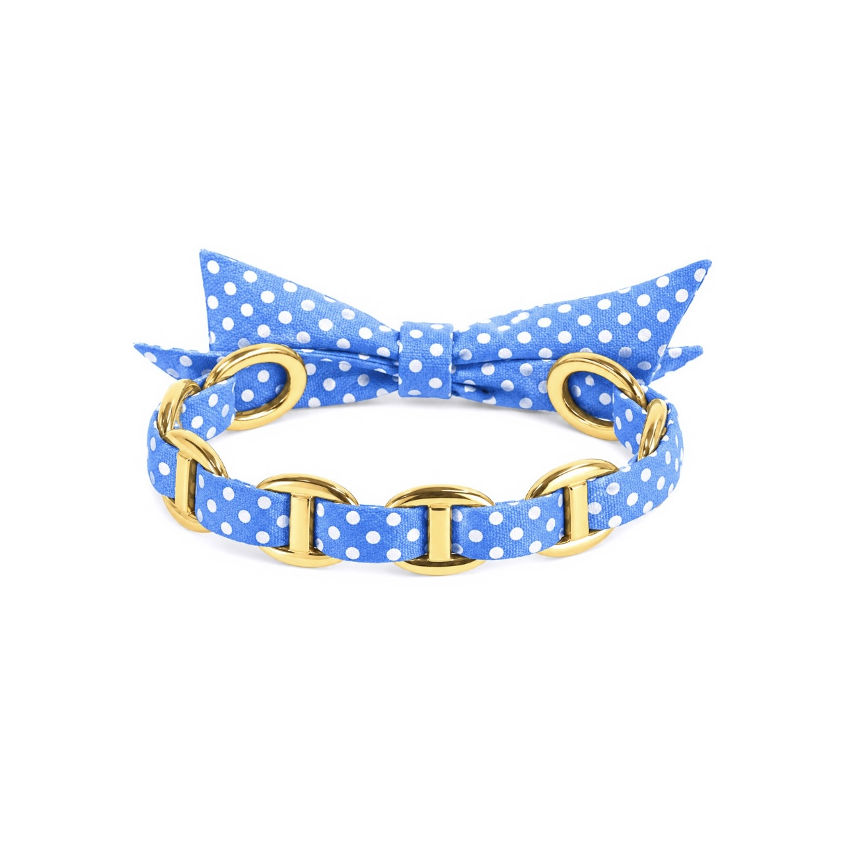 Jonc ruban ajustable Bleu claire 