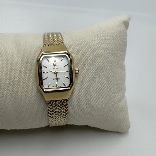 Montre femme ajustable en acier inoxydable